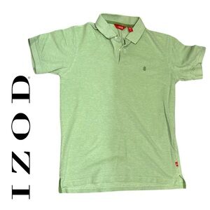 Izod VINTAGE Men’s Red‎ Label Lime Green Polo Shirt - Size S